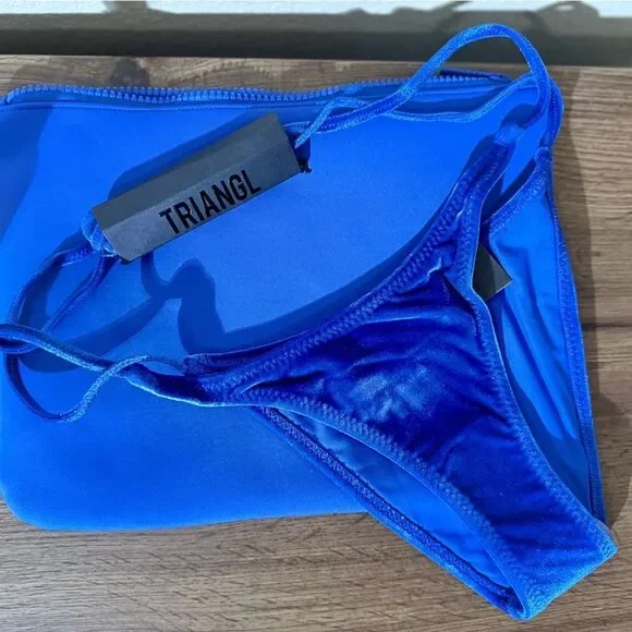 Triangl Swimwear Vibrant Blue Bikini Bottom - Picture 1 of 3
